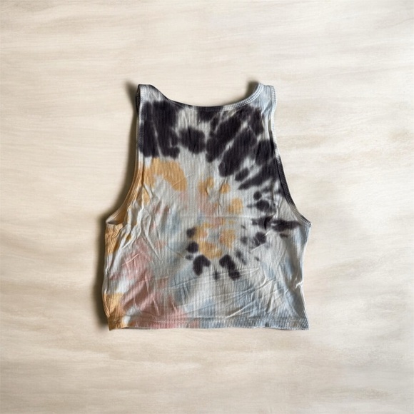 American Eagle Outfitters Multicolor Tie-Dye Crop Top - Picture 2 of 3